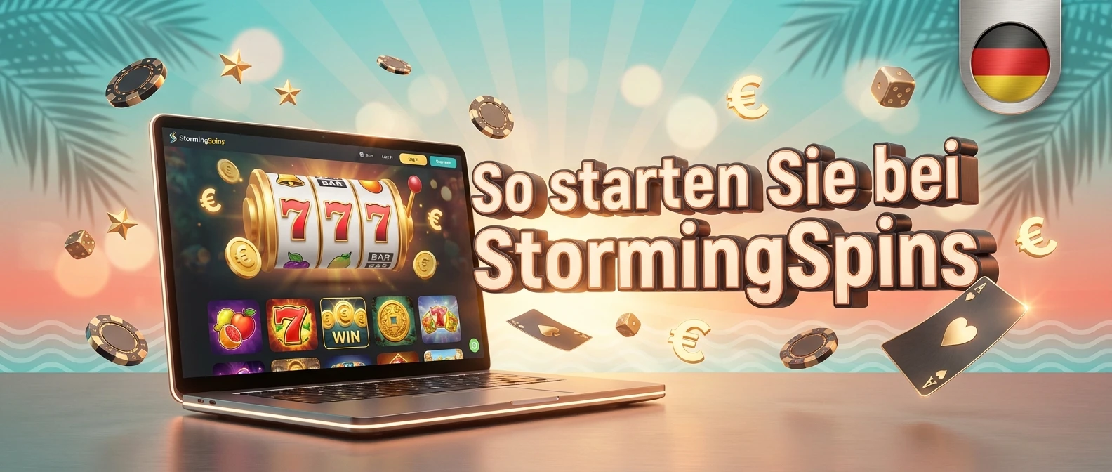 So starten Sie bei StormingSpins